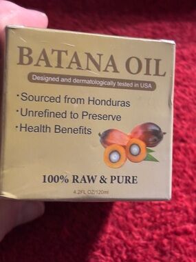 Batana Oil 100% Raw & Pure Nourishment for the Skin & Scalp 4.2FL Oz New